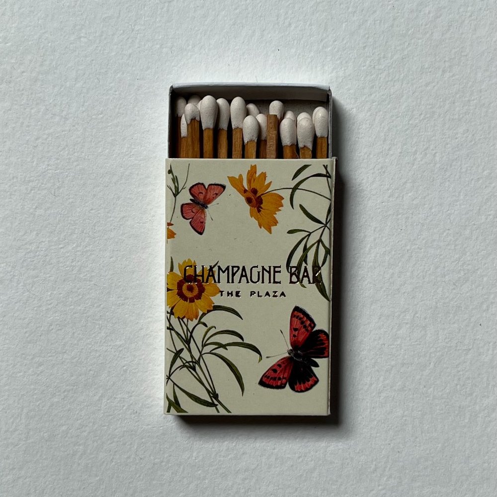 The Plaza Champagne Bar Matchbook